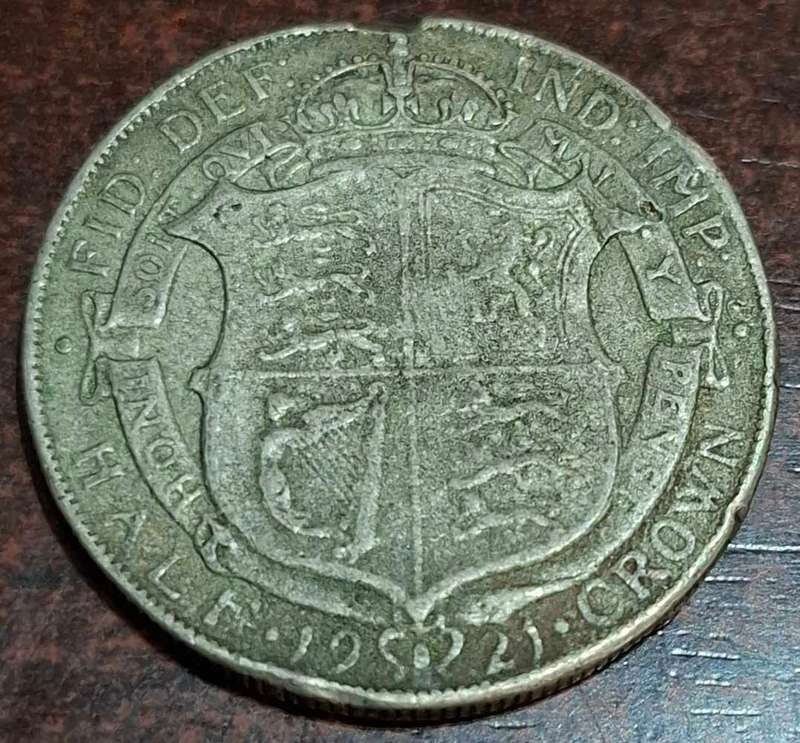 1921 British Half Crown