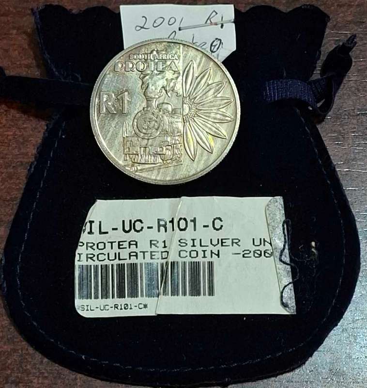 2001 PROTEA R1 SILUER UNIRCULATED COIN