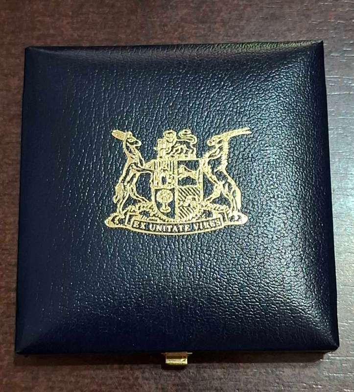 1991 South Africa Silver 1 Rand Nursing 100th Anniversary-Proof with Box