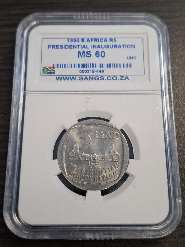 1994 S. AFRICA R5 PRESIDENTIAL INAUGURATION