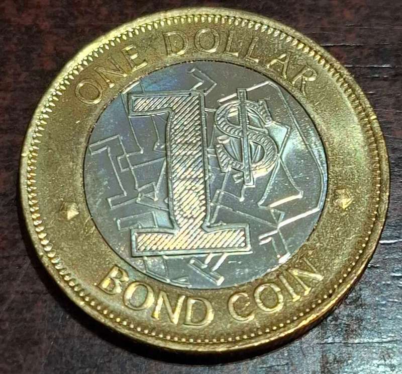 2017 Zimbabwean 1 Dollar bond coin