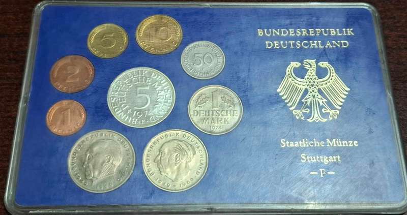 1974 German coin set