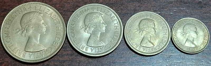 1953 set of British coins