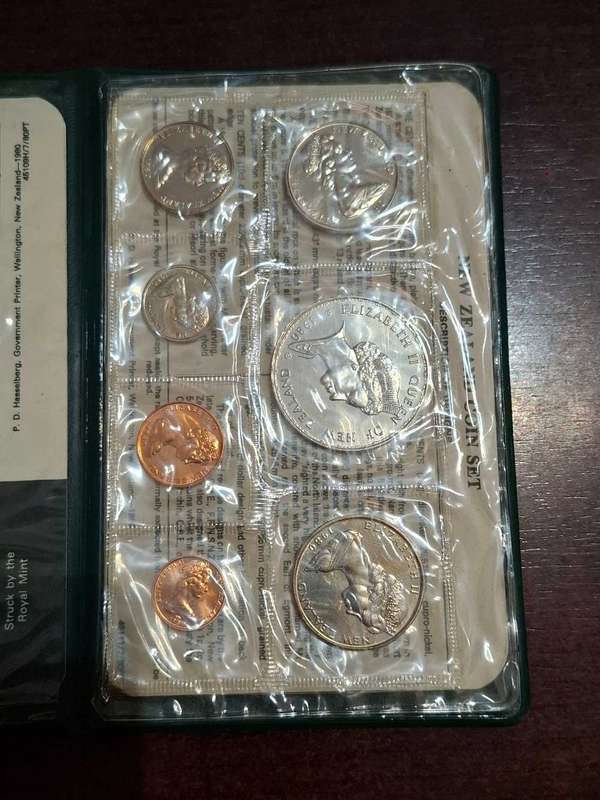 New Zealand Coin Set 1980