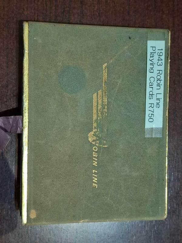 1943 Robin Line Playing Cards