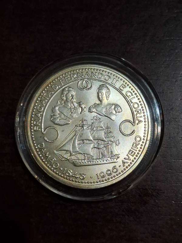 PORTUGAL 1000 escudos SILVER 1996 commemorative coin