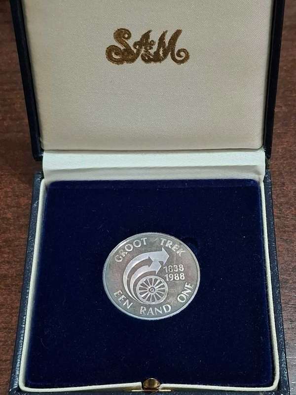 1988 SA Silver R1 Proof Groot Trek