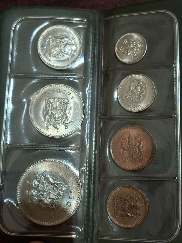 1975s Rhodesia uncirculated set