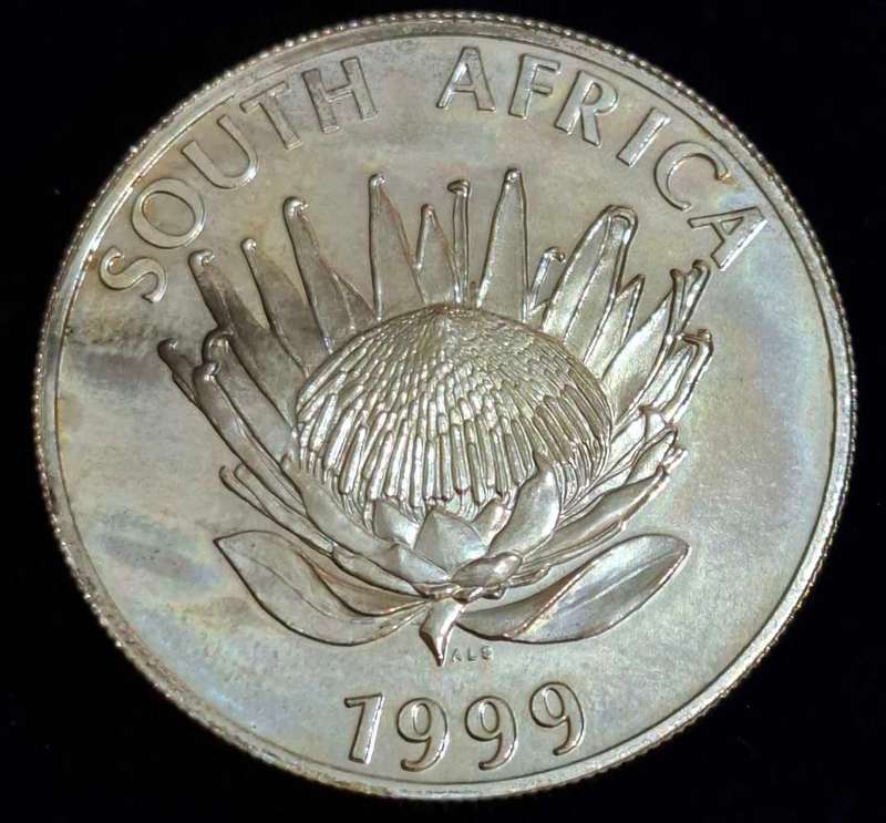 1999 PROTEA R1 SILUER UNIRCULATED COIN