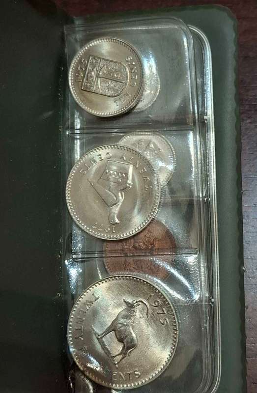 1975s Rhodesia uncirculated set