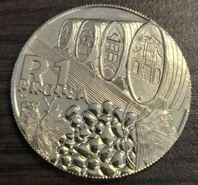2000 Wine Industry silver Protea R1 UNC