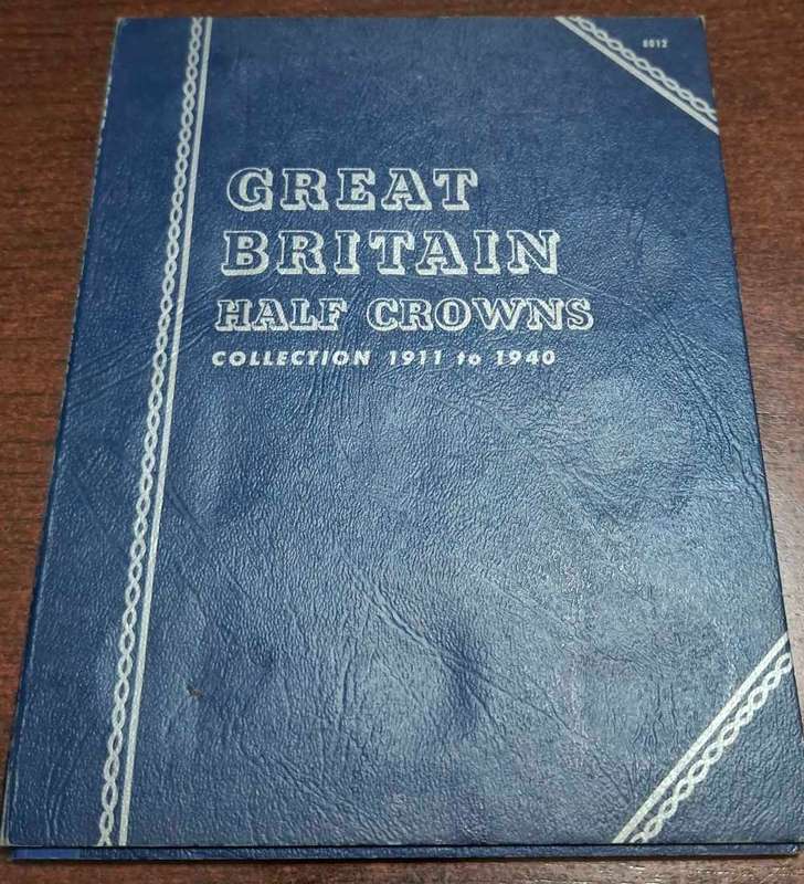Incomplete Great britain half crown set