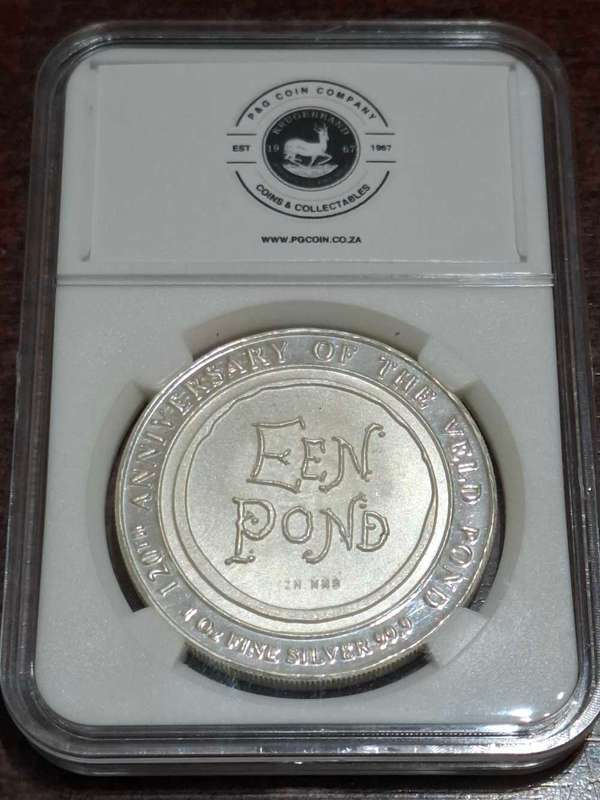 120 th Anniversary of the veld pond one Oz silver medallion