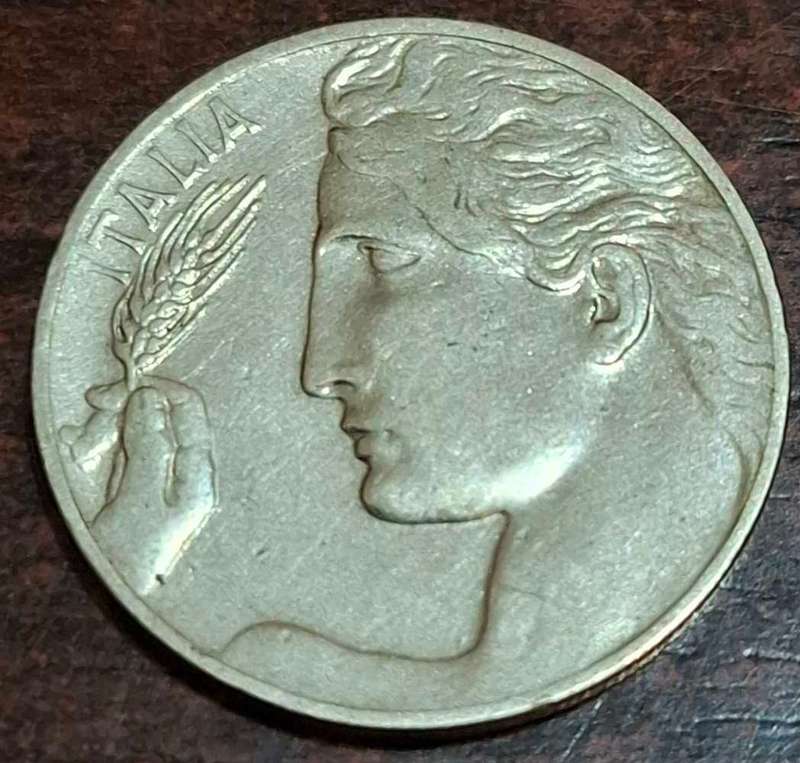 1922 Italian 20 Centesimi coin