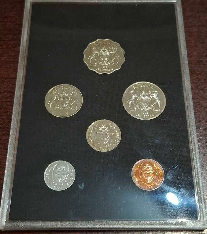 1976 Botswana coin set