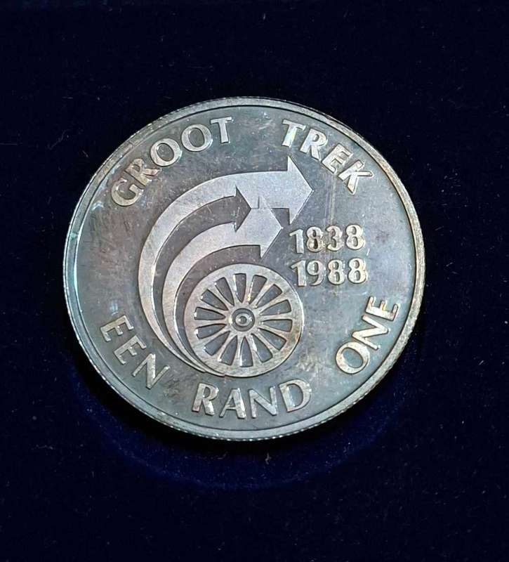 1988 SA Silver R1 Proof Groot Trek