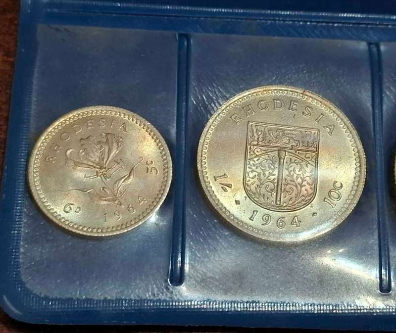 1964 Rhodesia Proof Coin Set