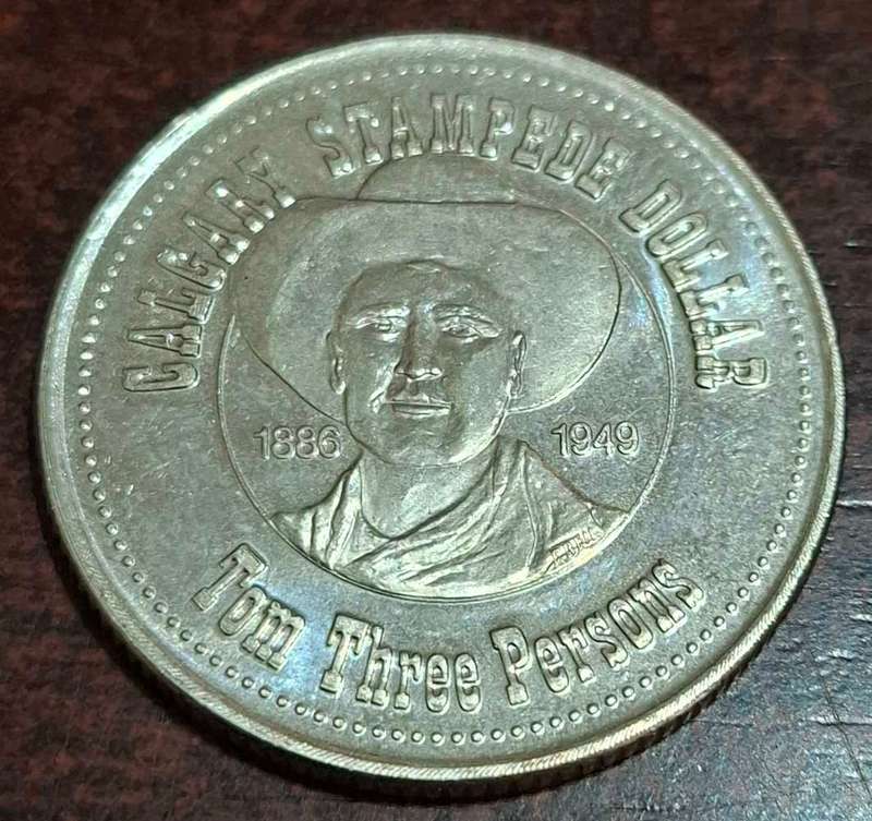 1985 Calgary Stampede Dollar coin