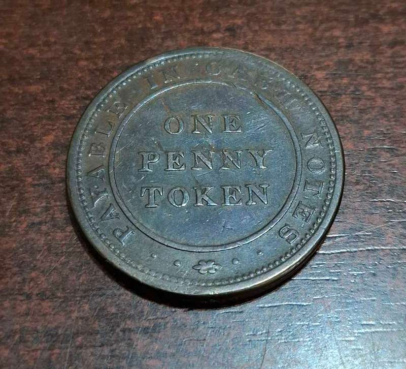 Token - 1812 one penny - Union Copper Company Birmingham