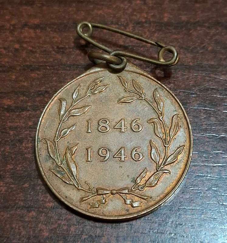 1846-1946 Coronation - Kroning - Bloemfontein-Medallion