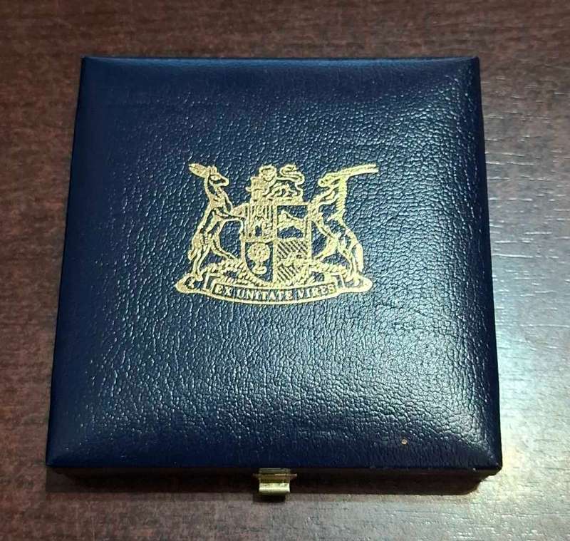 2004 Silver R1 Protea Proof Democracy In Original Sa Mint Box