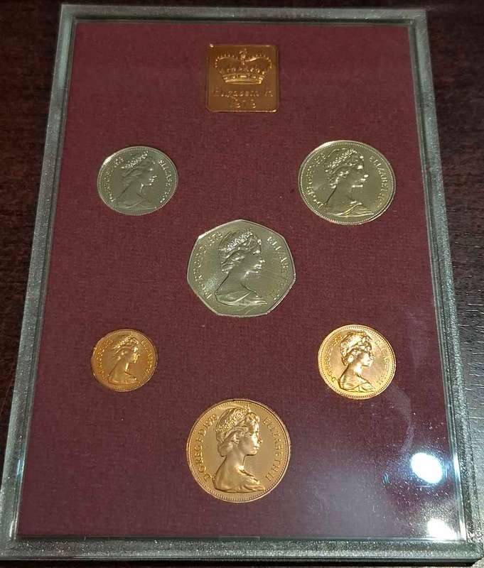 1979 Elizabeth II New Pence proof coin set from the United Kingdom
