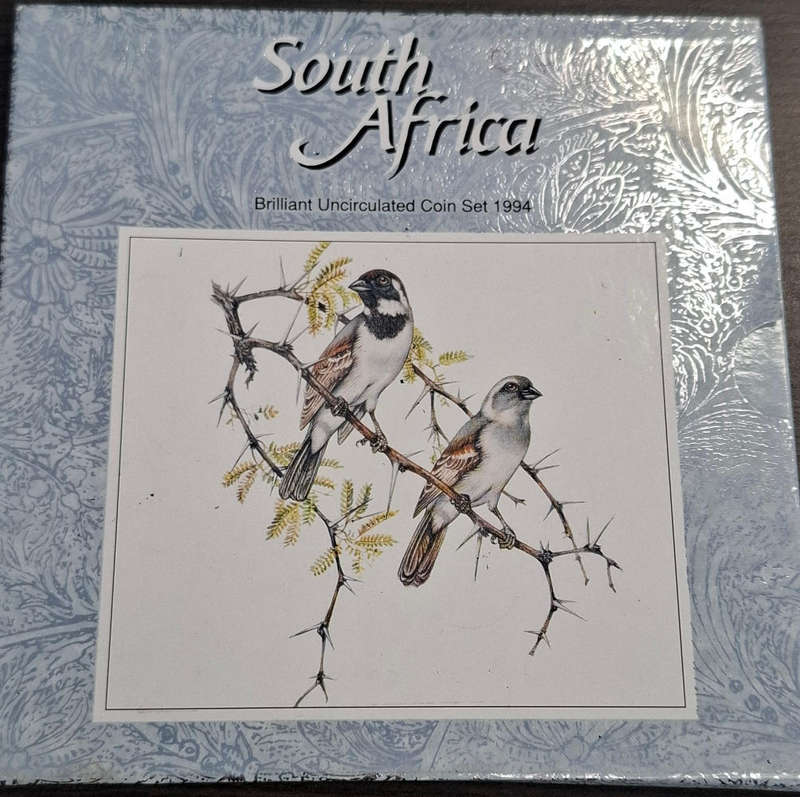1994 South Africa Brilliant Uncirculated Coin Set