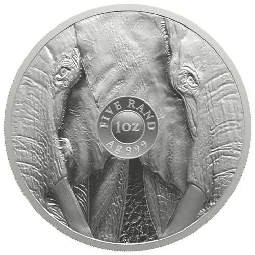 Big Five 2024 Silver One Ounce Elephant and Silver KrugerrandSeries 3