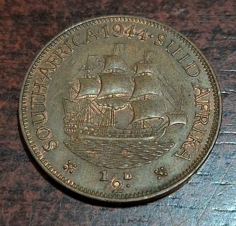 1944 half penny