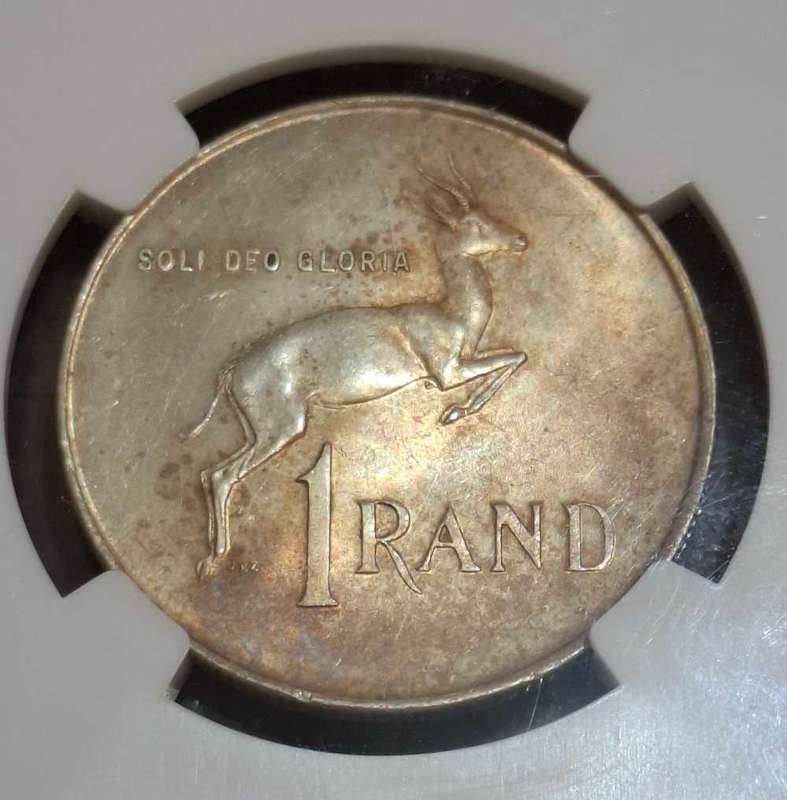 1966 S.Africa Silver R1 Afrkaans