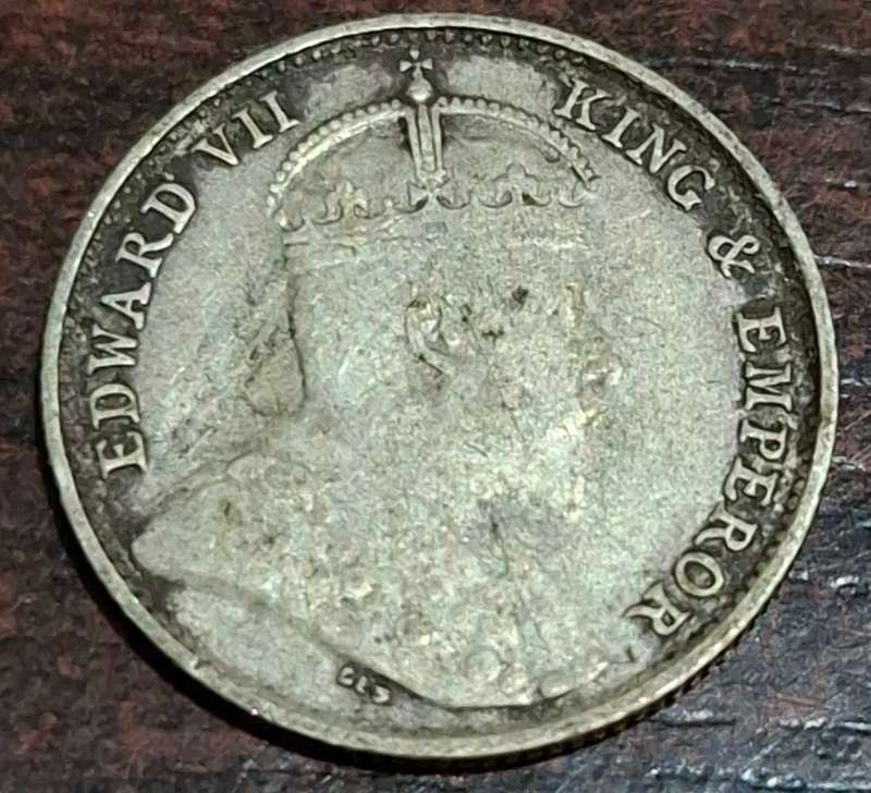 1903 Hong Kong five-cent coin