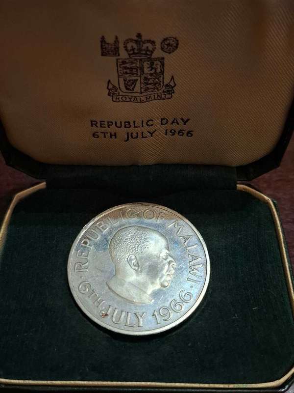 1966 Malawi proof crown