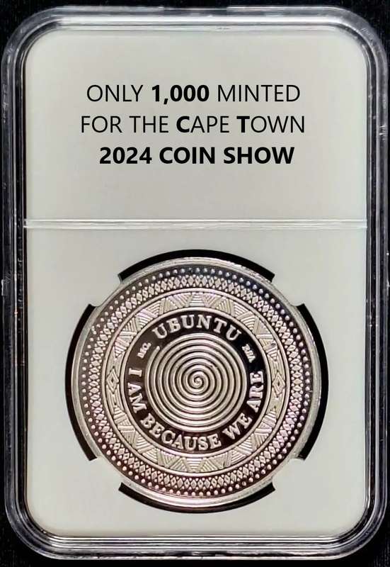 2024 Silver 1oz UBUNTU Coin (Cape Town edition)