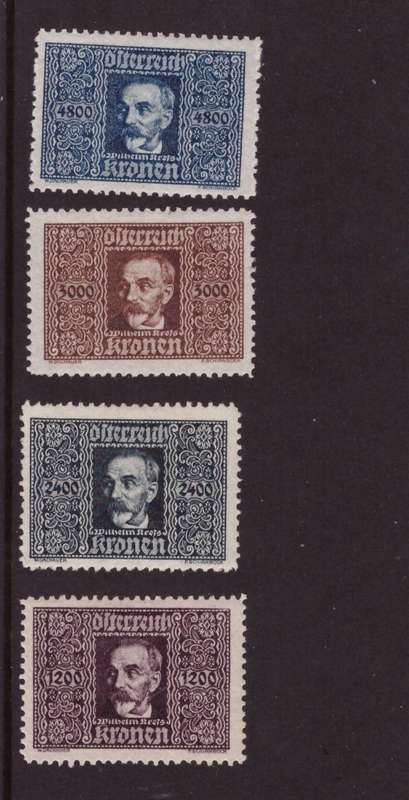 Austria 1922 -1924 Airmail - HR