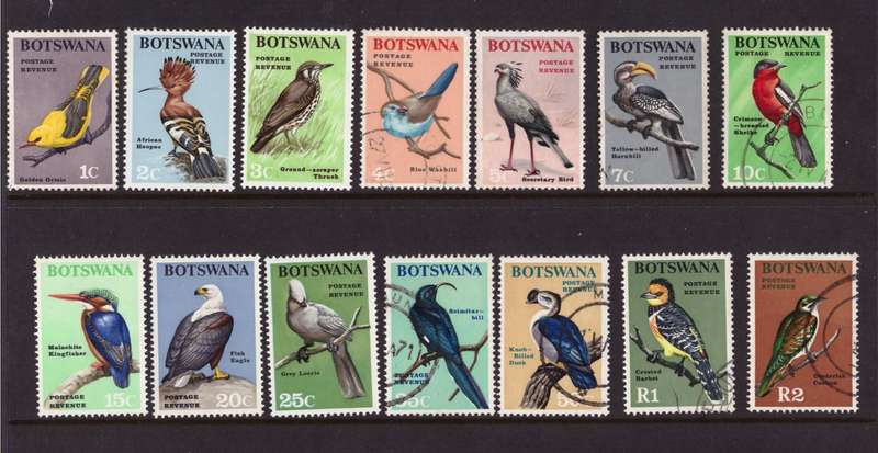 Botswana 1967 Birds - UMM, HR and Used
