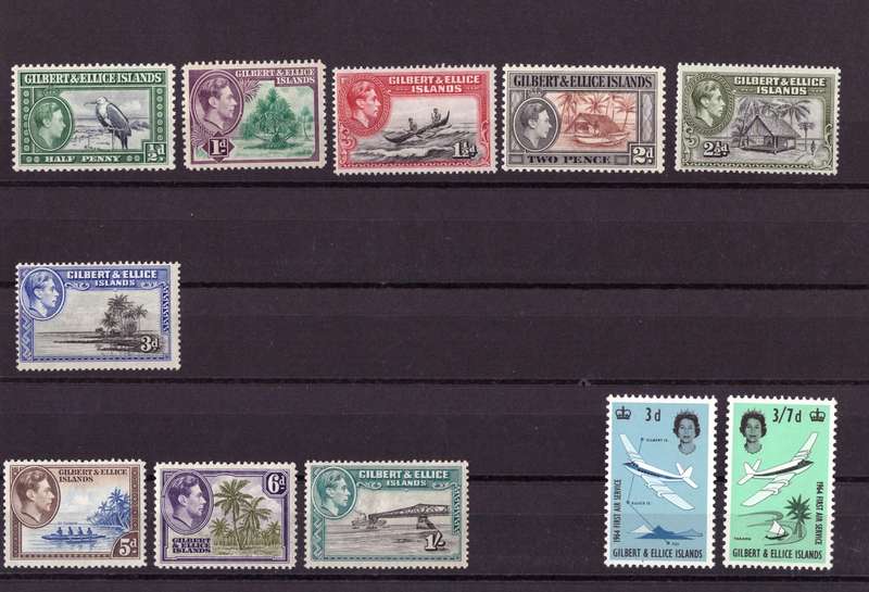 Gilbert Ellice Island 1939 -Colonial Motives and King George The Sixth - UMM