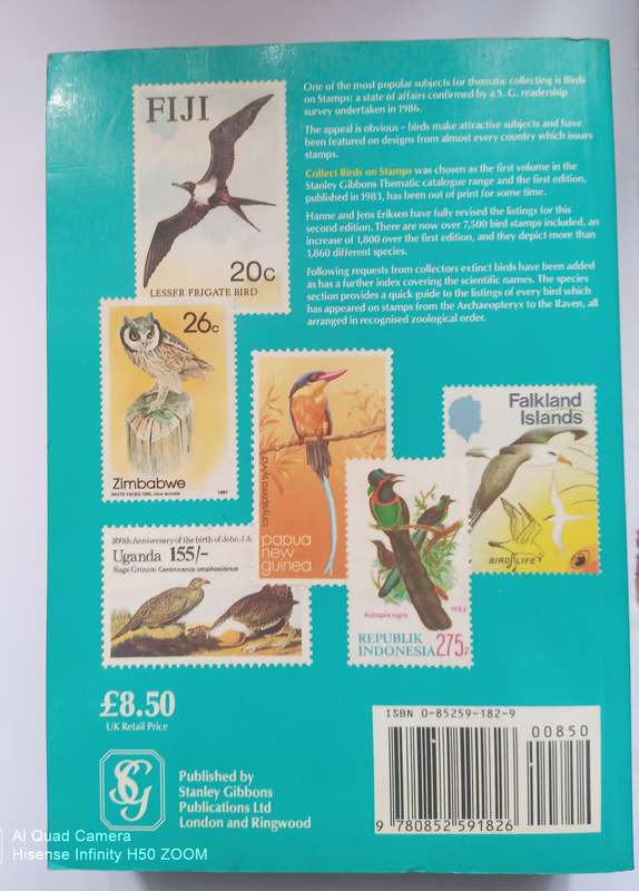 Collect Birds on Stamp - Stanley Gibbson 2nd Edition