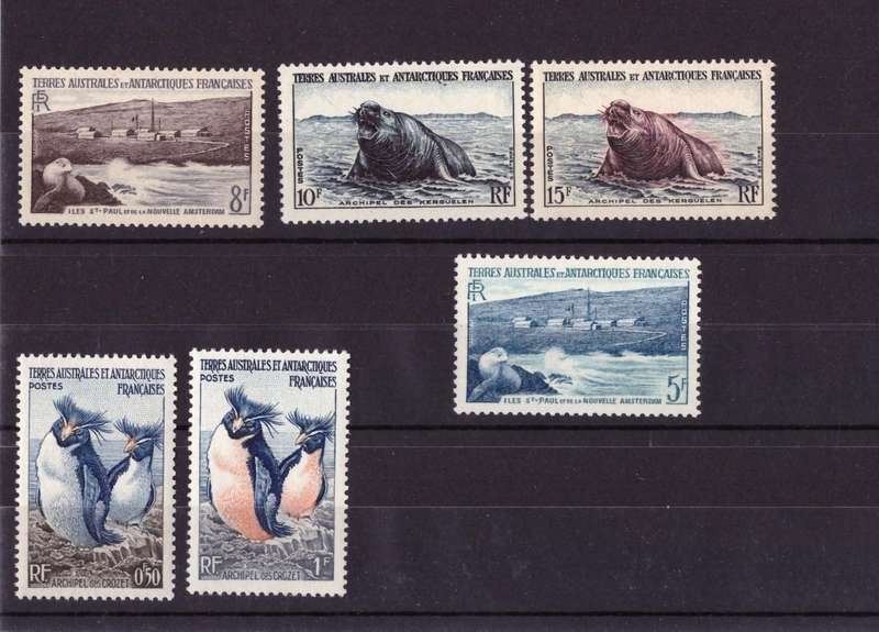 1956 - French South and Antarctic Terr. Penguins & Seals