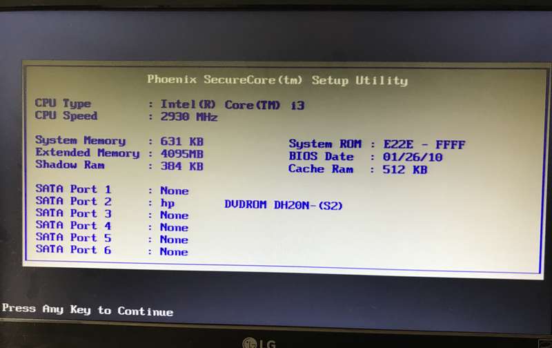 HP Proliant ML110 G6 Server