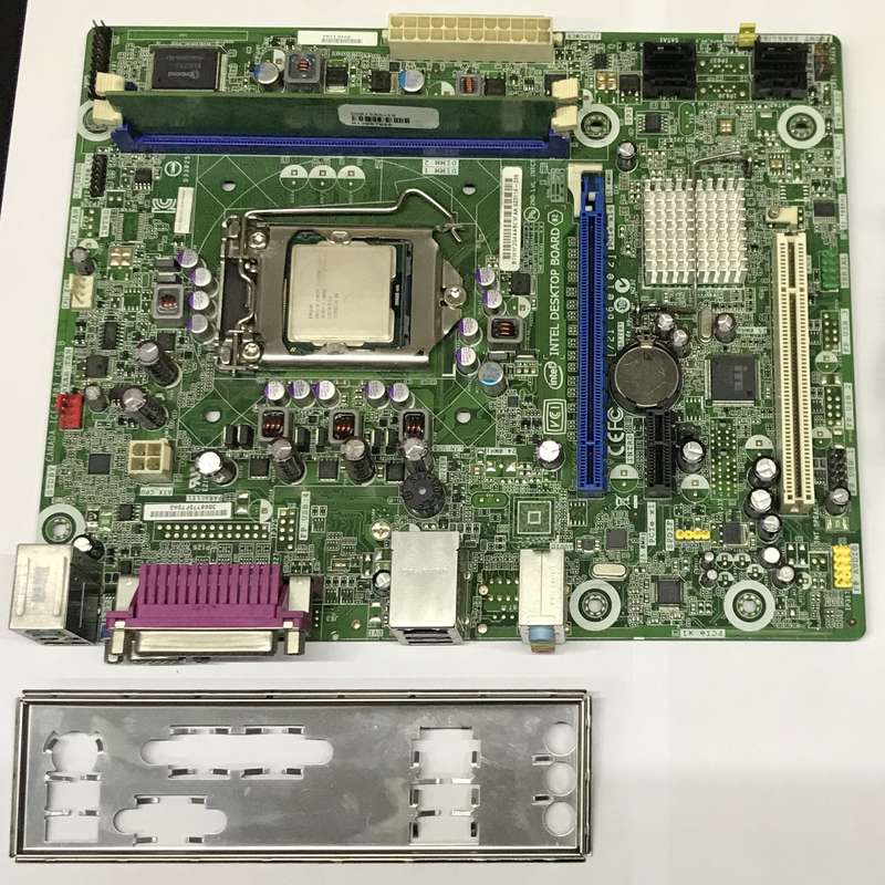 Intel DH61WW Motherboard And CPU