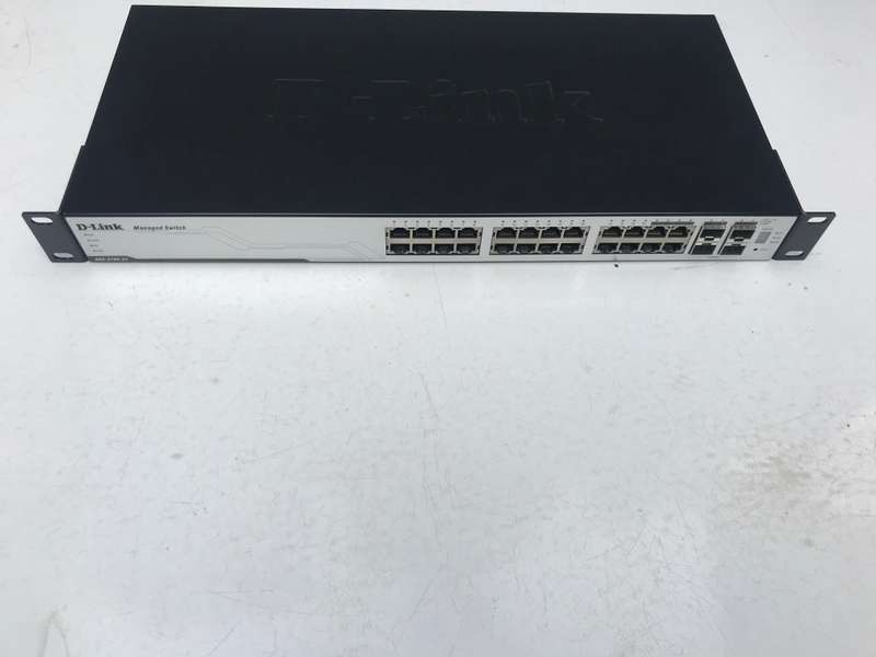 D-Link DGS-3100-24 Managed 24-Port Gigabit Stackable Layer 2 Switch + 4 combo SFP With RPS