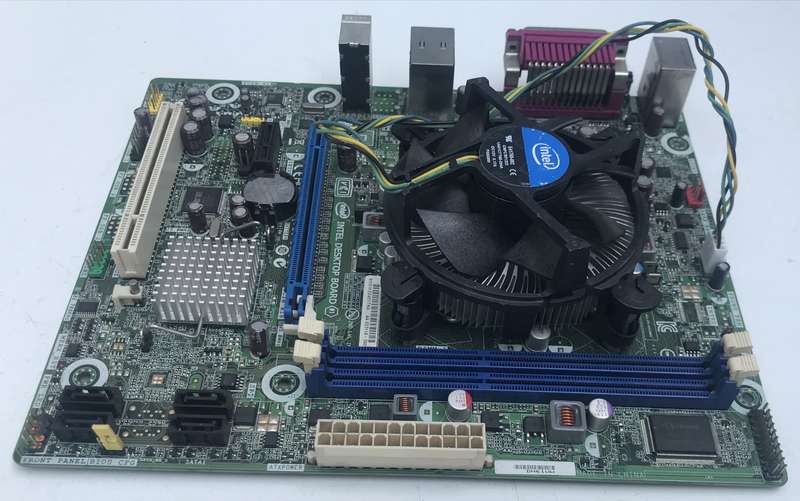 Intel DH61WW Motherboard And CPU