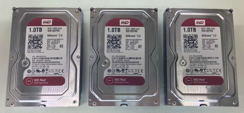Western Digital WD Red 1 TB NAS SATA Hard Drives