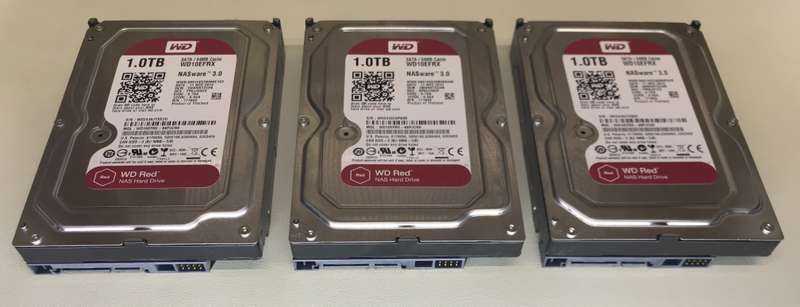 Western Digital WD Red 1 TB NAS SATA Hard Drives