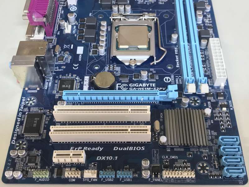 Gigabyte GA-H61M-S2PV Motherboard and CPU Combo