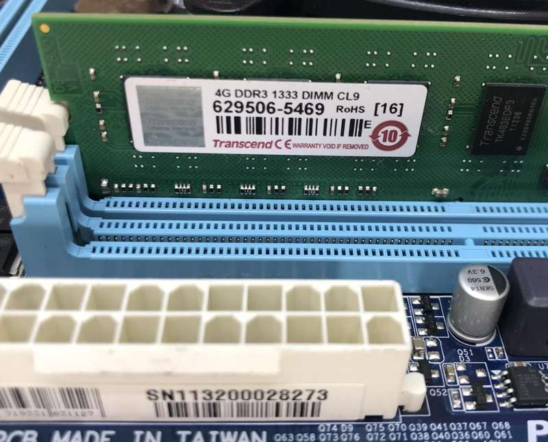 Gigabyte GA-H61M-DS2 Motherboard, CPU And Memory Combo