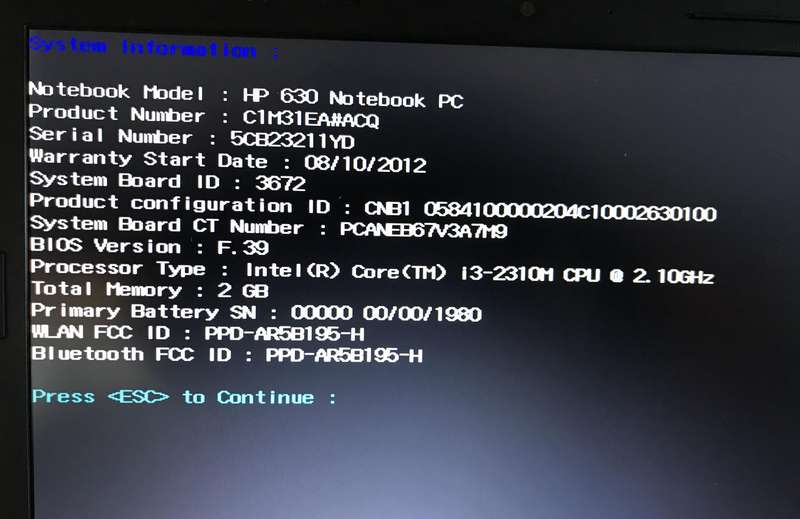 HP 630 Notebook PC x3