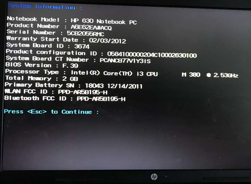HP 630 Notebook PC x3