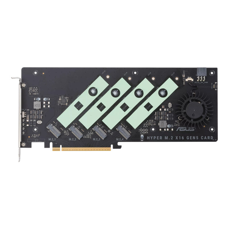 Hyper M.2 x16 Gen5 Card 4x M.2 NVMe To PCIe Adapter
