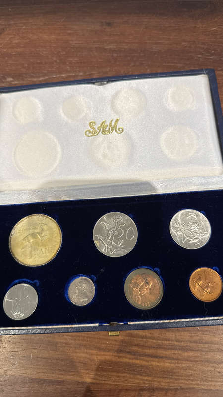 South African proof coin set
